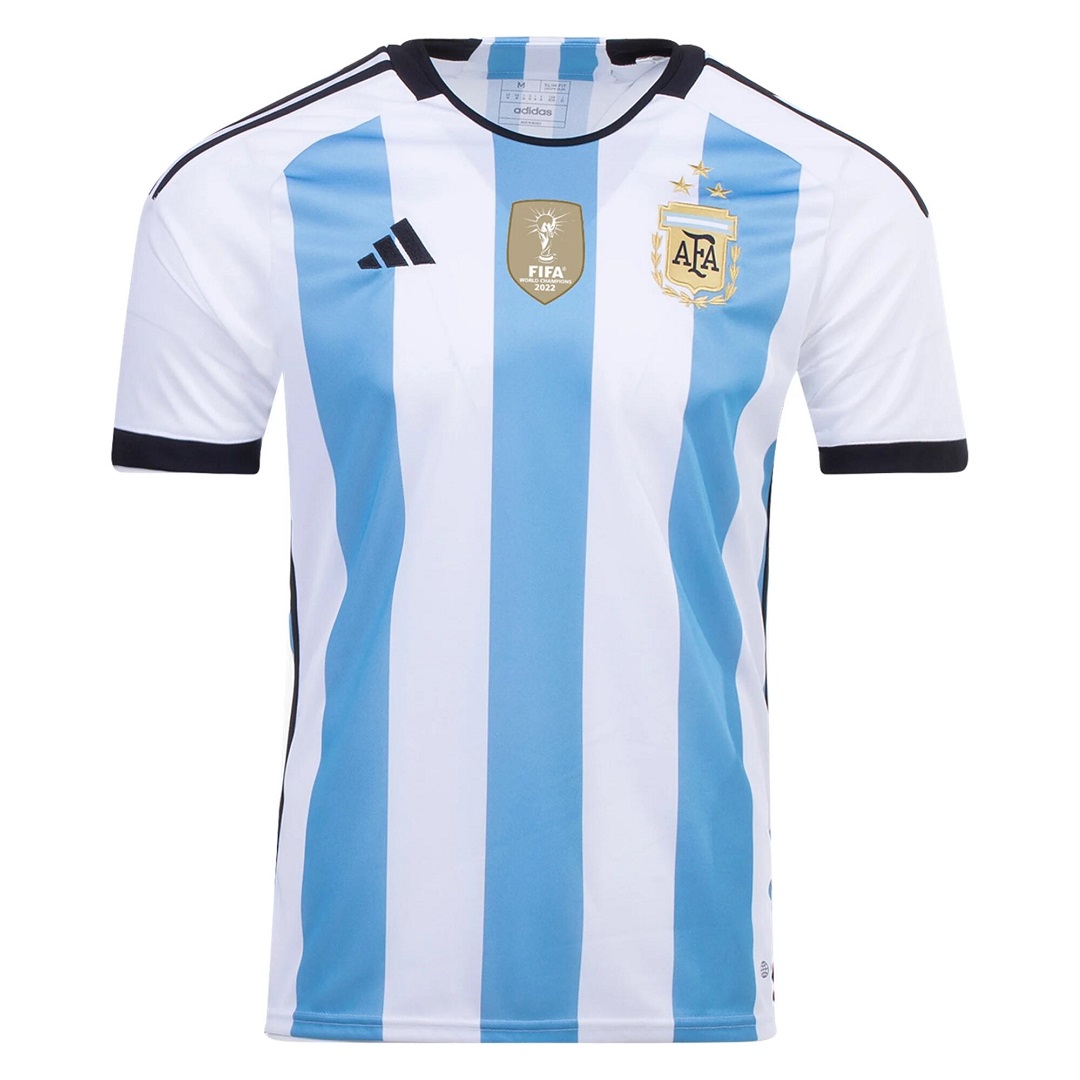 ARGENTINA 2022 WORLD CUP CHAMPION EDITION HOME REPLICA JERSEY