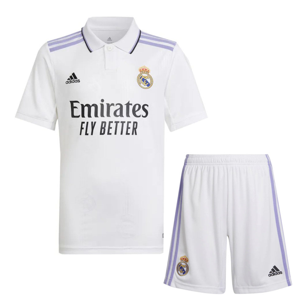 REAL MADRID 22/23 HOME JERSEY AND SHORT KIT