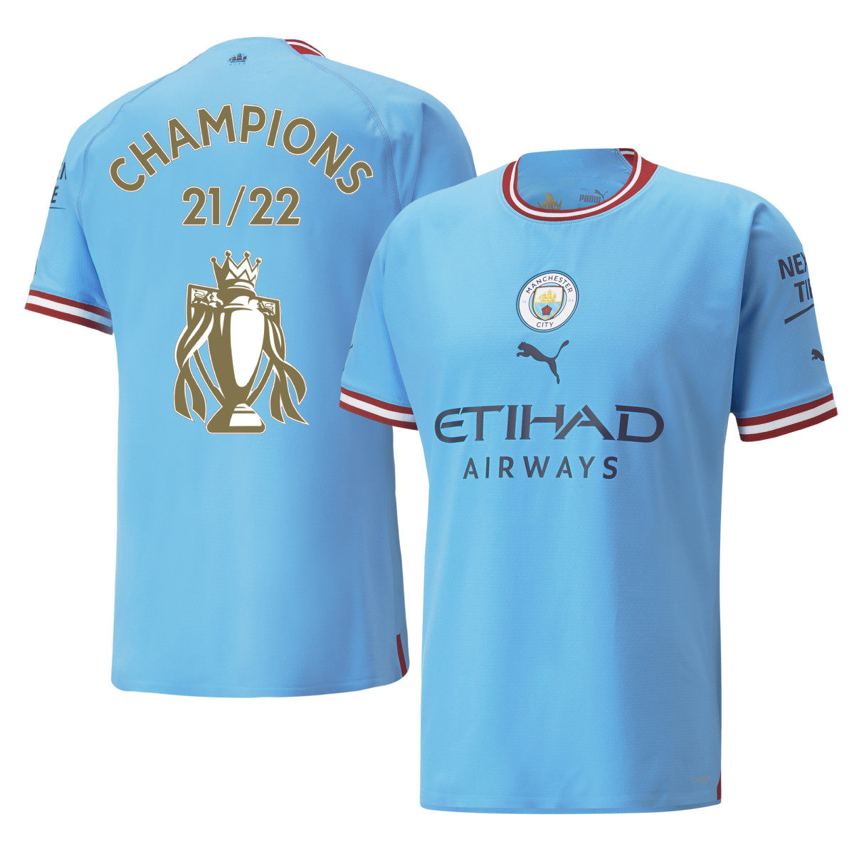 PLAYER VERSION MANCHESTER CITY 22/23 CHAMPIONS JERSEY